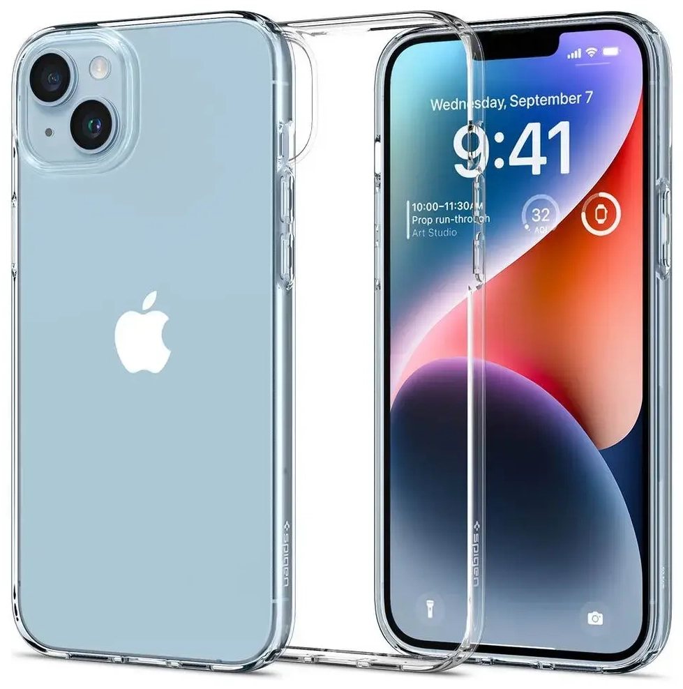 Case SPIGEN Liquid Crystal ACS06647 do Iphone 15 Plus - Crystal Clear