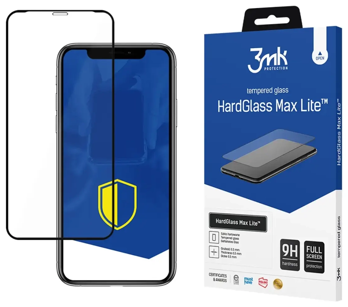 3mk HardGlass Max Lite tempered glass for phone iPhone 11 Pro Max black