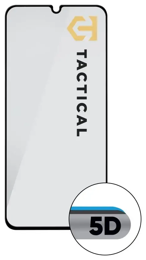 Tactical „Samsung“ grūdintas stiklas telefonui „Samsung Galaxy A15 5G“, juodas