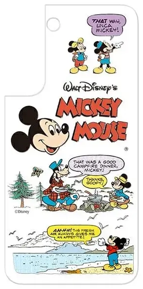 Panel Samsung GP-TOS901HIARW do etui Frame Cover do Galaxy S22 Disney Mickey biały|white