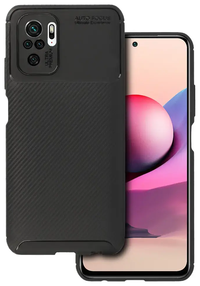 Tel Protect Carbon Elite for Xiaomi Redmi Note 10/Note 10S/Poco M5S Black