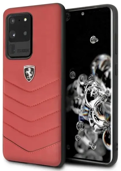 Ferrari Hardcase FEHQUHCS69RE S20 Ultra G988 czerwony|red Heritage