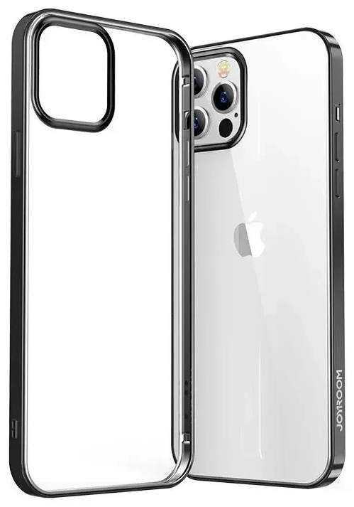 Joyroom New Beautiful Series ultra thin case with electroplated frame for iPhone 12 Pro Max black (JR-BP796)