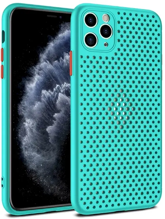 Fusion Breathe Case Silikona Aizsargapvalks Priekš Samsung G980 Galaxy S20 Mentola