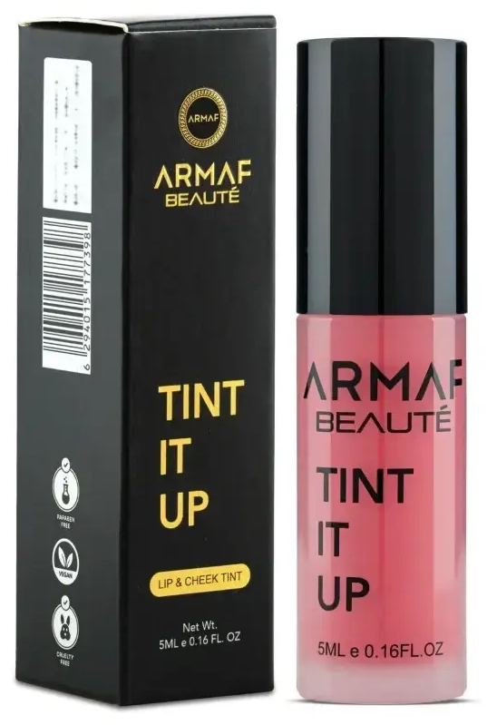 Armaf Tint It up Lip & Cheek Tint - Liquid Blush for Lips and Cheeks 5ml 03 Rouge