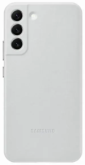 EF-VS906LJE Samsung Leather Cover for Galaxy S22+ Light Gray
