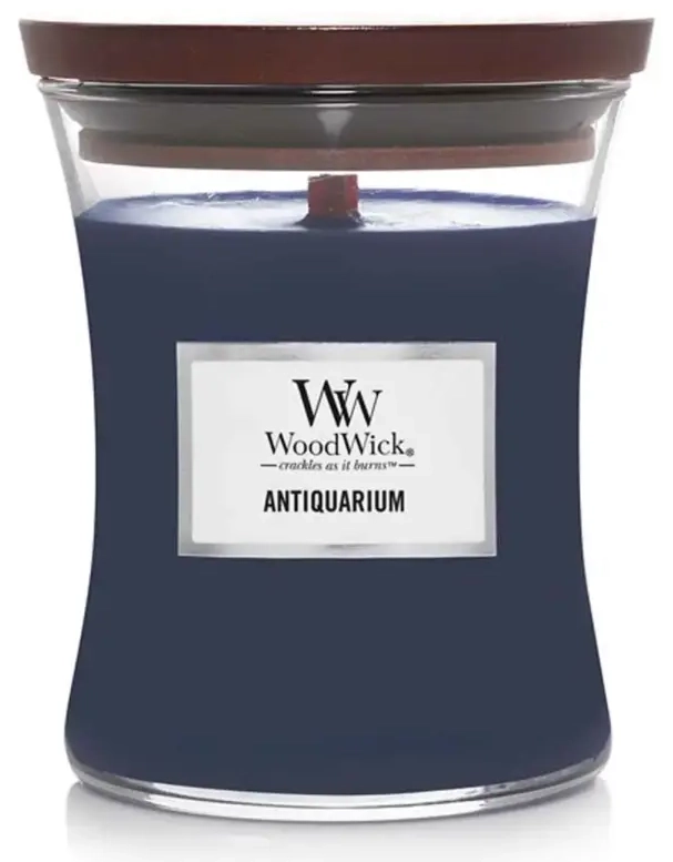 Kvapioji žvakė Woodwick Antiquarium su medine dagtimi 275 g