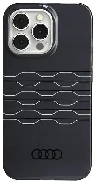Audi IML MagSafe Case iPhone 13 Pro | 13 6.1" czarny|black hardcase AU-IMLMIP13P-A6|D3-BK