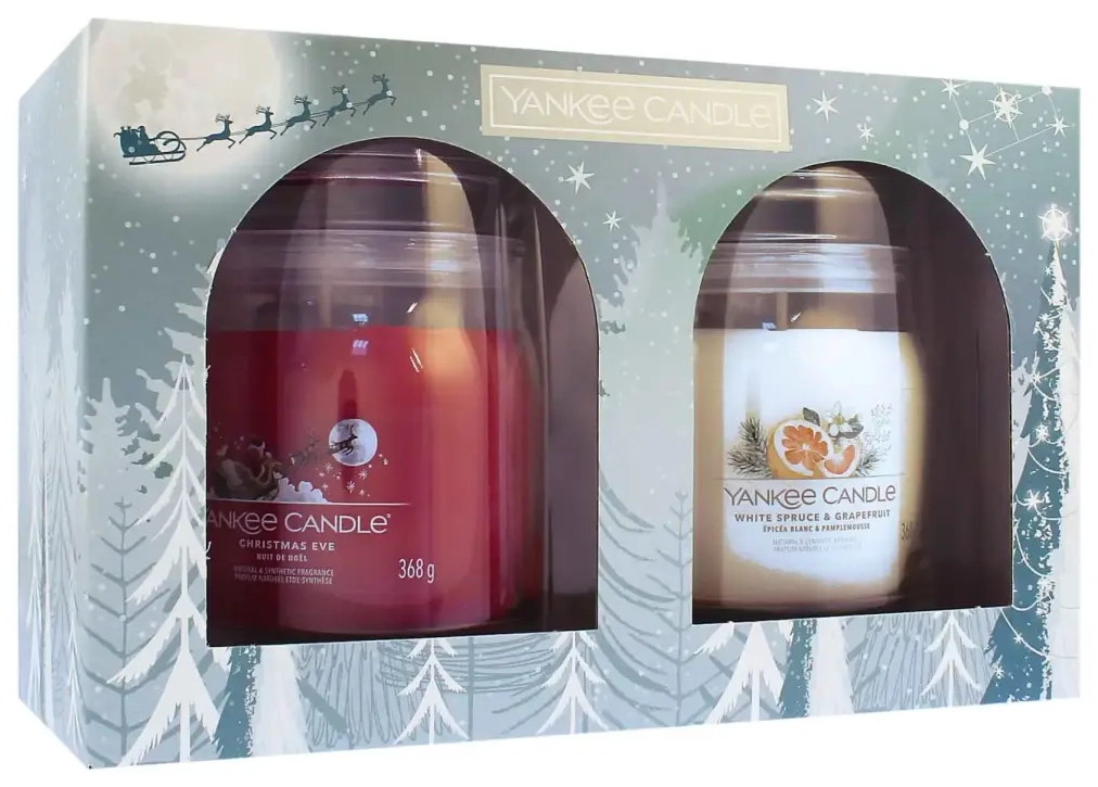 Yankee Candle Bright Lights dovanų rinkinys signature vidutinė žvakė 2 x 368 g