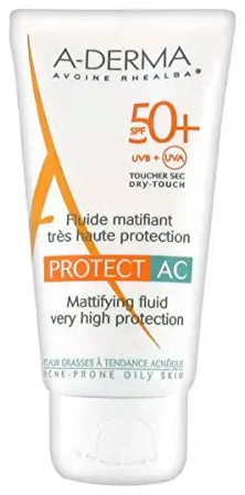 A-Derma Protect AC Mattifying Fluid SPF50+ 40 Ml