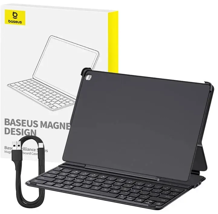 Magnetiline klaviatuuriga ümbris Baseus Brilliance forPad 10.2" (must)
