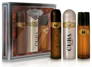Cuba Gold tualetinis vanduo vyrams 100 ml + po skutimosi losjonas 100 ml + dezodorantas 200 ml dovanų rinkinys