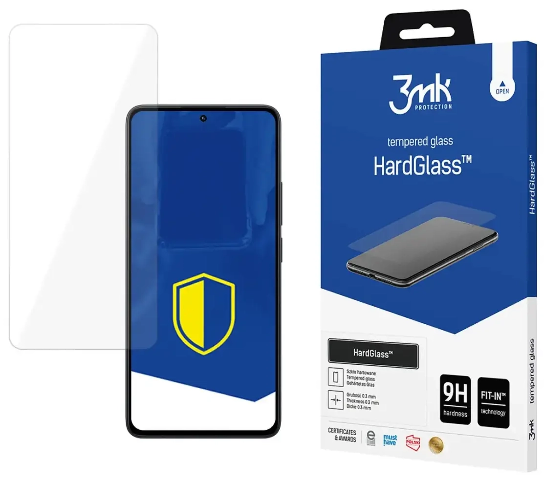 3MK HardGlass™ aizsargstikls telefonam Xiaomi Redmi Note 13 5G
