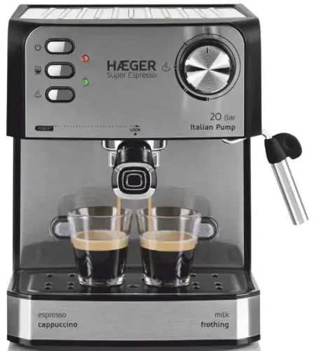 Haeger CM-85B.011A Super Espresso* espreso aparatas 1.6L 850W 20bar
