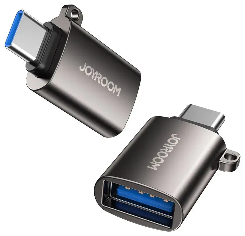 Joyroom USB 3.2 Gen 1 (isane) - USB Type C (emane) adapter must (S-H151 Black)