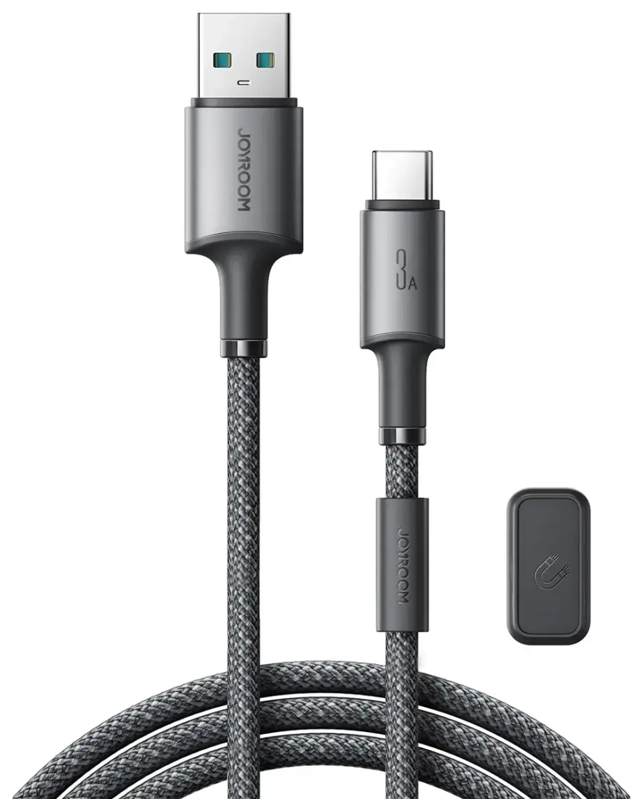 Joyroom S-A50 Unlimited Series провод для передачи данных и зарядки | USB-A на USB-C | 15W | 1.2m | серый