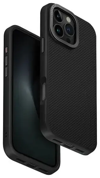 UNIQ etui Keva Max iPhone 16 Pro Max 6.9" Magclick Charging czarny|carbon black