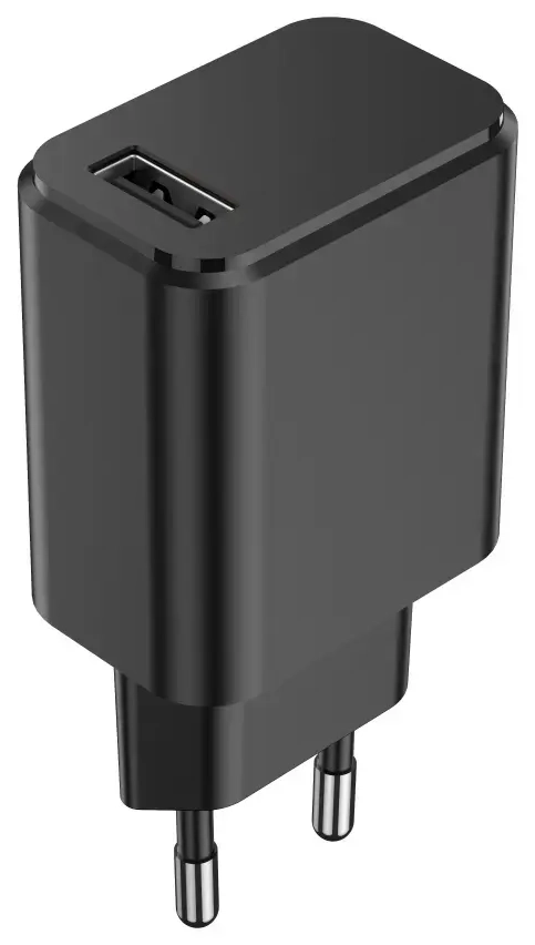 Setty charger tīkla lādētājs | 15W | USB-A | USB-C vads komplektā | melns
