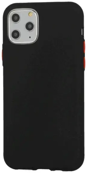 Fusion Solid Case Silicone Case For Samsung G980 Galaxy S20 Black
