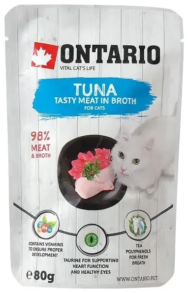 Kassikonserv – Ontario Pouch Tuna in Broth, 80 g