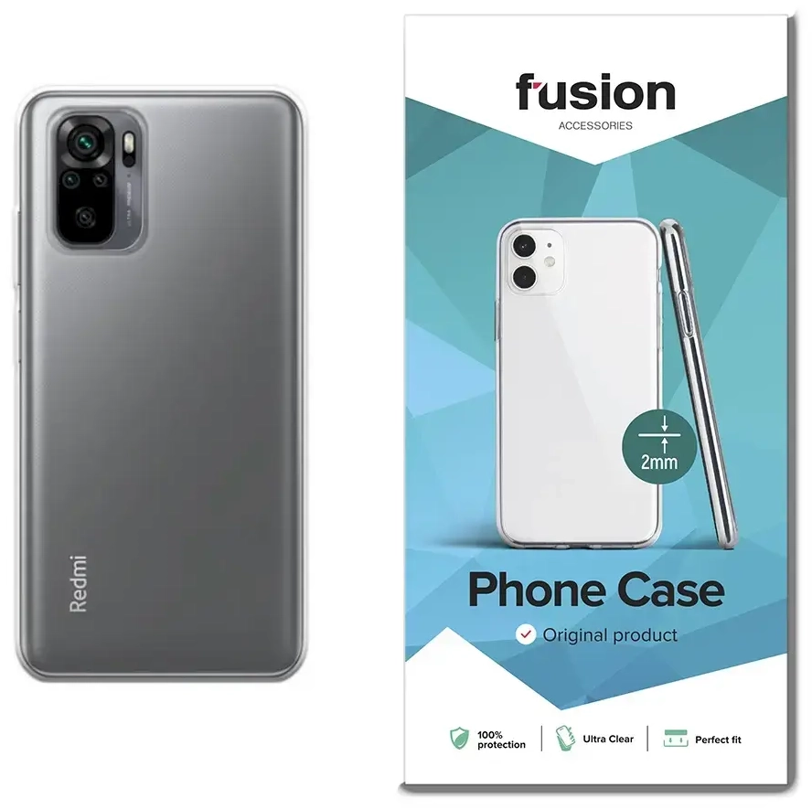 Fusion ultra clear series 2 mm silikona aizsargapvalks Apple iPhone 13 Pro caurspīdīgs (EU Blister)