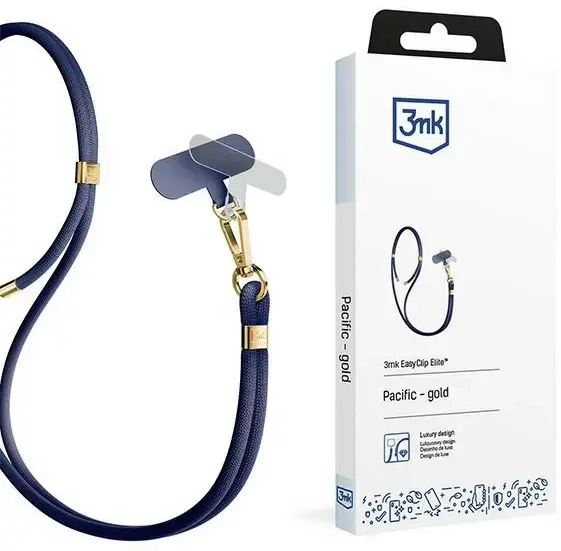 3MK EasyClip Elite Pacific (gold) Phone Lanyard