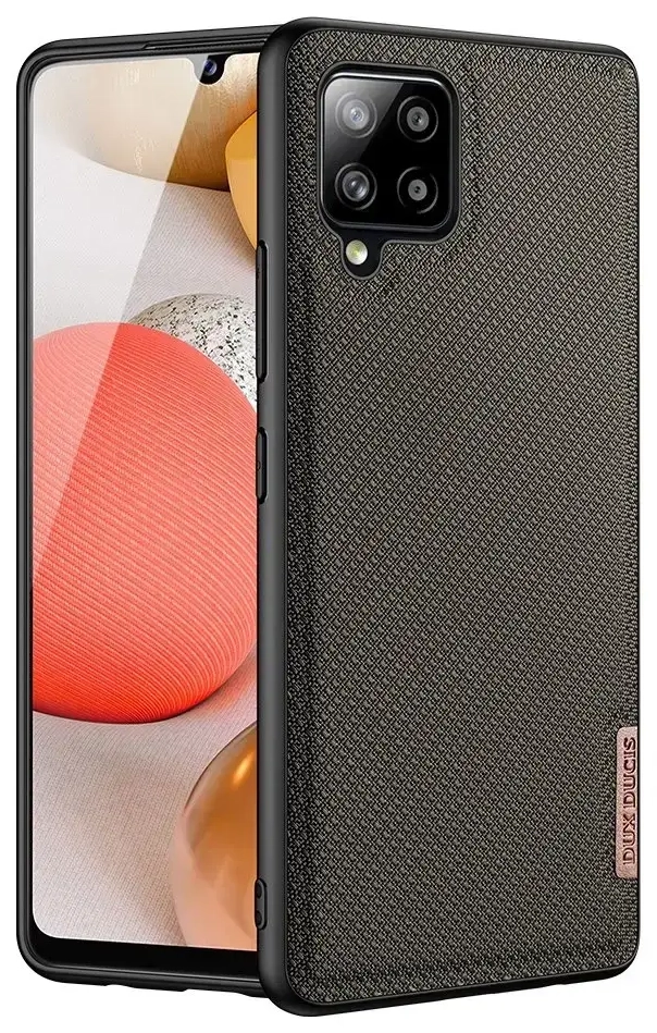 Dux Ducis Fino case covered with nylon material for Samsung Galaxy A42 5G green