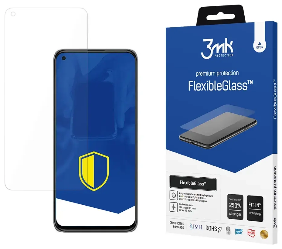 3mk FlexibleGlass™ aizsargstikls telefonam Xiaomi Mi 11 Lite 4G | Xiaomi Mi 11 Lite 5G | Xiaomi Mi 11 Lite 5G NE