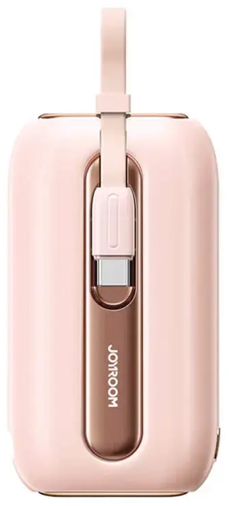 Joyroom JR-L012 Colorful išorinė baterija (powerbank) | 10 000 mAh | 22.5W | USB-C, USB-A | rožinis