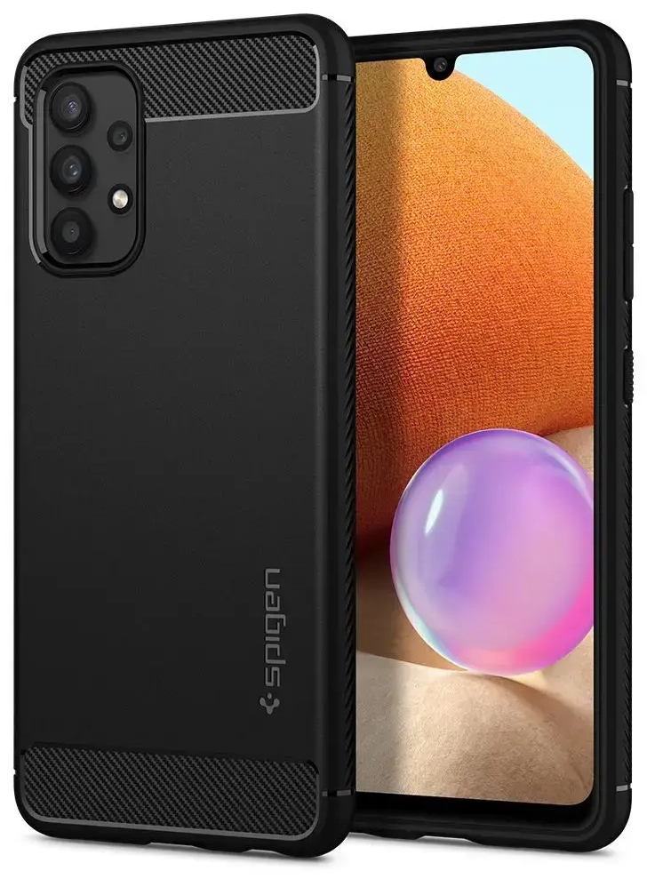 Case SPIGEN Rugged Armor ACS02315 for Samsung Galaxy A52|A52S - Matte Black