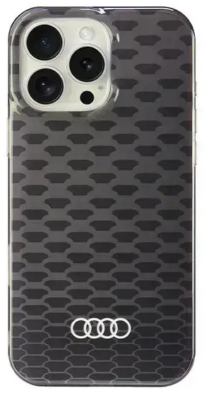 Audi IML Stitching Pattern MagSafe iPhone 16 Pro Max 6.9" czarny|black hardcase AU-IMLMIP16PM-Q5|D3-BK