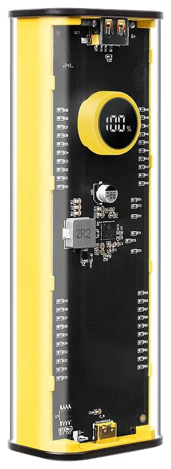 Tactical C4 Explosive ārējais akumulators (powerbank) | 19200 mAh | dzeltens