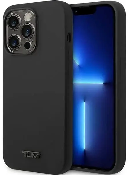 Tumi TUHCP14LSK iPhone 14 Pro 6,1" juodas Liquid Silicone kietas dėklas