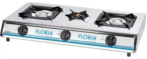 Floria ZLN8472 trijų žiedų dujinė viryklė