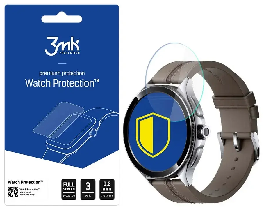Xiaomi Watch 2 Pro - 3mk Watch Protection™ v. FlexibleGlass Lite screen protector