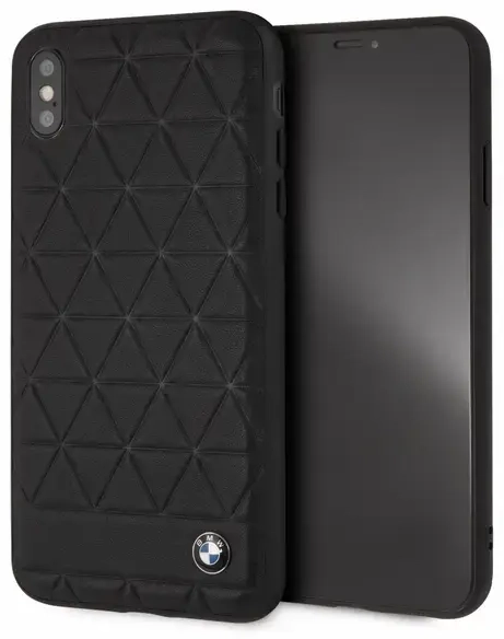 Etui hardcase BMW BMHCI65HEXBK iPhone Xs Max czarny|black Hexagon