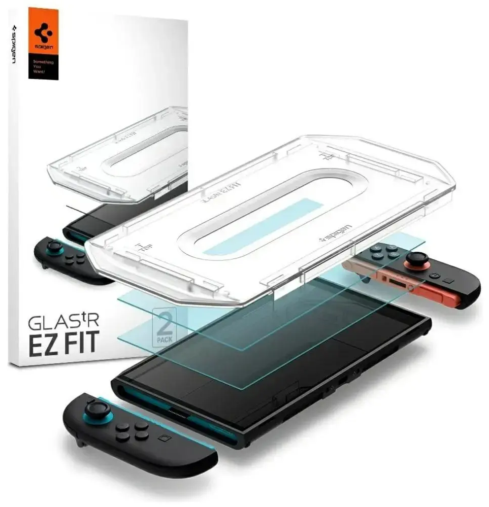 Tempered glass Spigen Glas.TR EZ FIT for Nintendo Switch 2 (2pcs)
