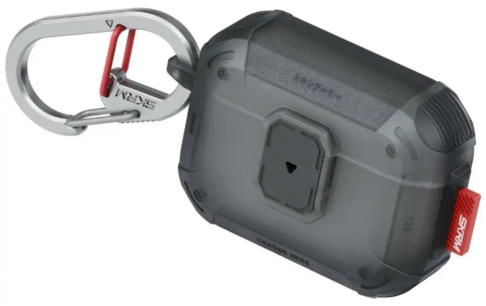 Case Skinarma Mecha LE for AirPods Pro 3 smoke