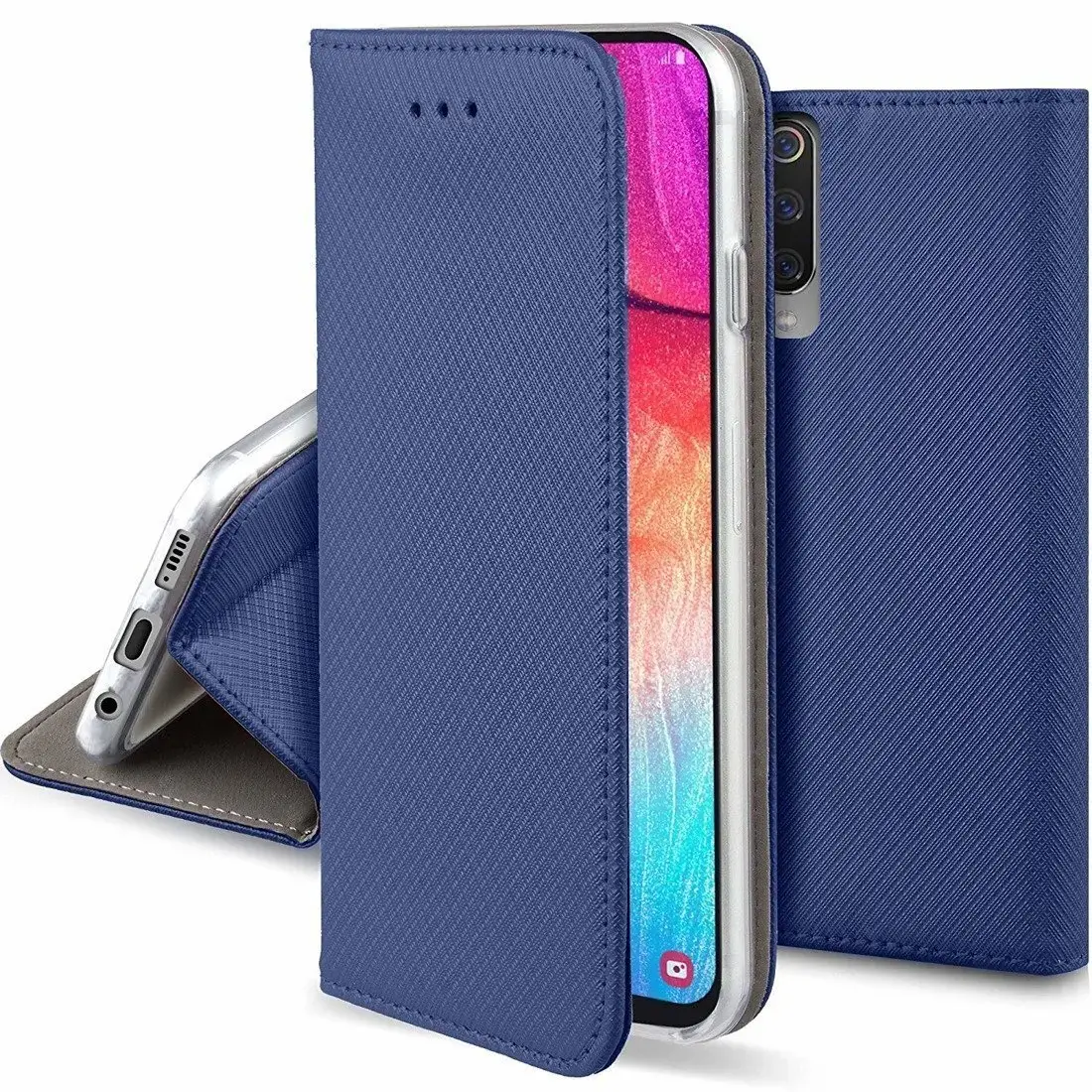 Fusion magnet book case for Xiaomi Redmi Note 10 Pro blue