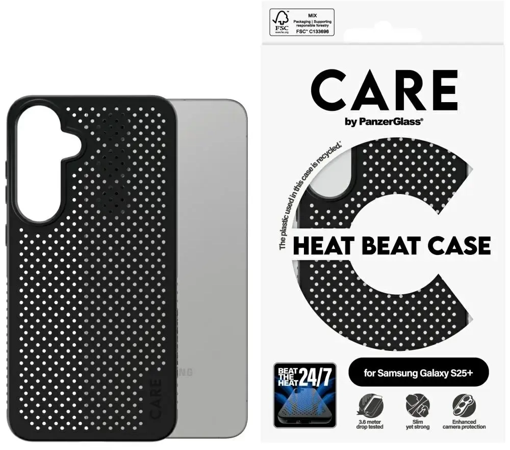 Etui CARE by PanzerGlass Feature do       Samsung Galaxy S25+ heat beat