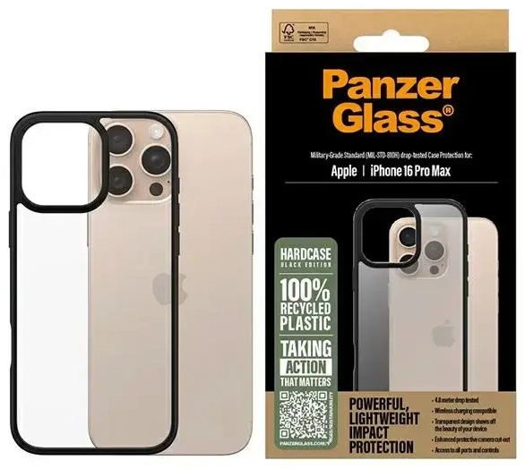 PanzerGlass HardCase iPhone 16 Pro Max 6.9" czarny|black 1298