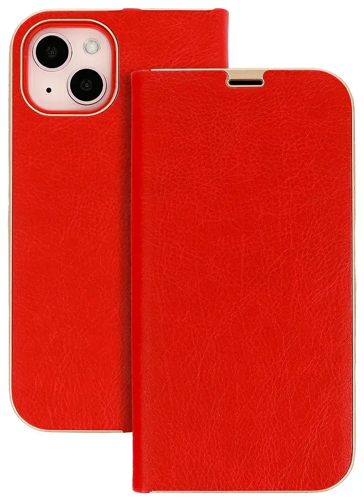 Book Case with frame for Samsung Galaxy J7 2017 red