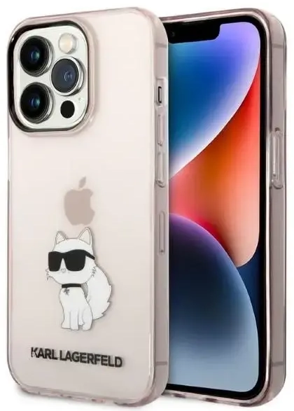 Karl Lagerfeld KLHCP14LHNCHTCP iPhone 14 Pro 6,1" różowy|pink hardcase Ikonik Choupette