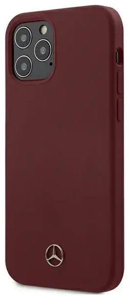 Mercedes MEHCP12MSILRE iPhone 12|12 Pro 6,1" czerwony|red hardcase Silicone Line