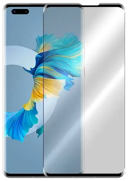 Fusion 5D glass aizsargstikls pilnam ekrānam Huawei Mate 40 Pro melns
