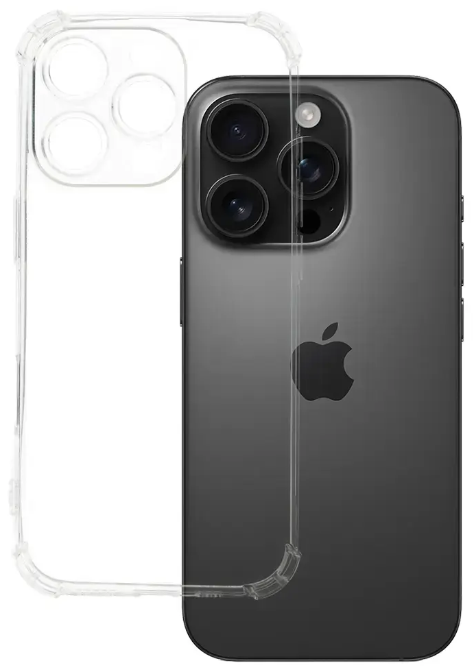Ultra Clear 1mm maciņš telefonam iPhone 16 Pro caurspīdīgs