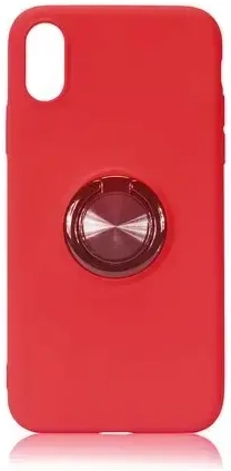 Fusion ring slicone case with magnet for Apple iPhone 12 Pro Max red