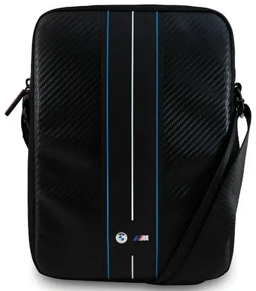 BMW Torebka BMTB8COMSCAKL 8" czarny|black Carbon Blue Stripes