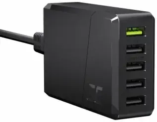 Green Cell GC ChargeSource 5 tīkla lādētājs | 52W | USB-A | melns