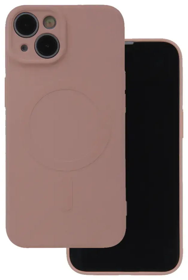 Simple Color Mag чехол с поддержкой MagSafe для телефона iPhone 17 Air розовый